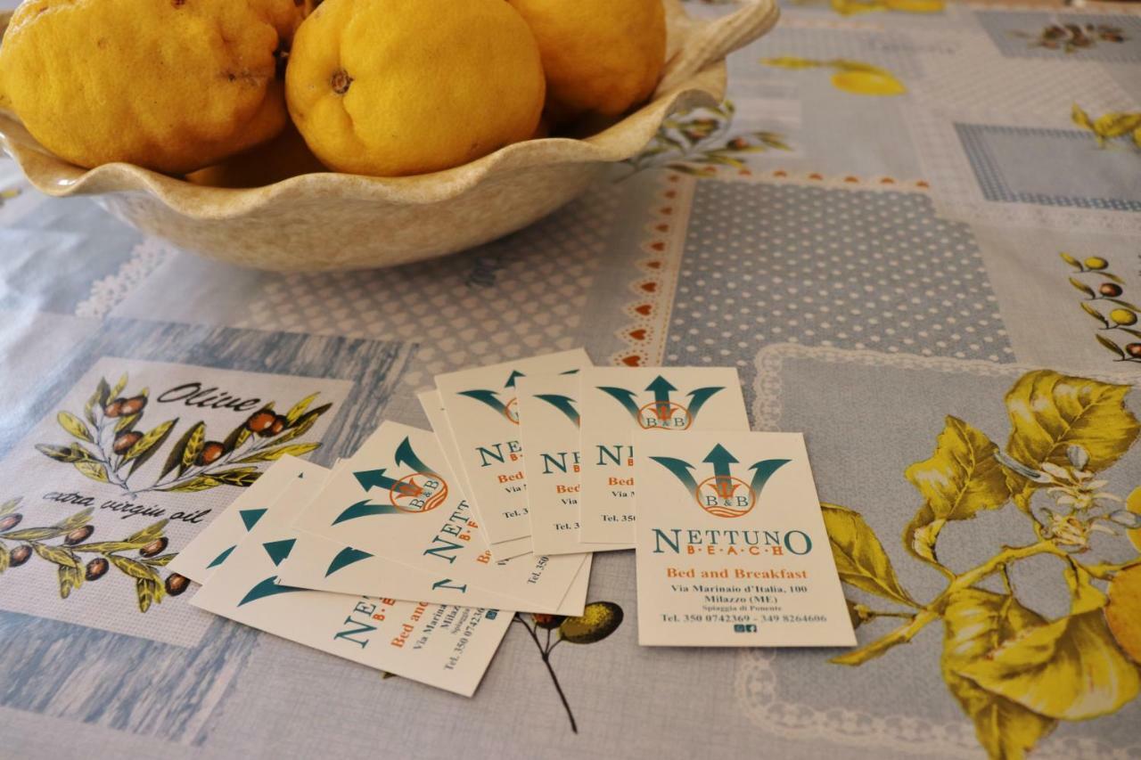 B&B Nettuno Beach Milazzo Extérieur photo
